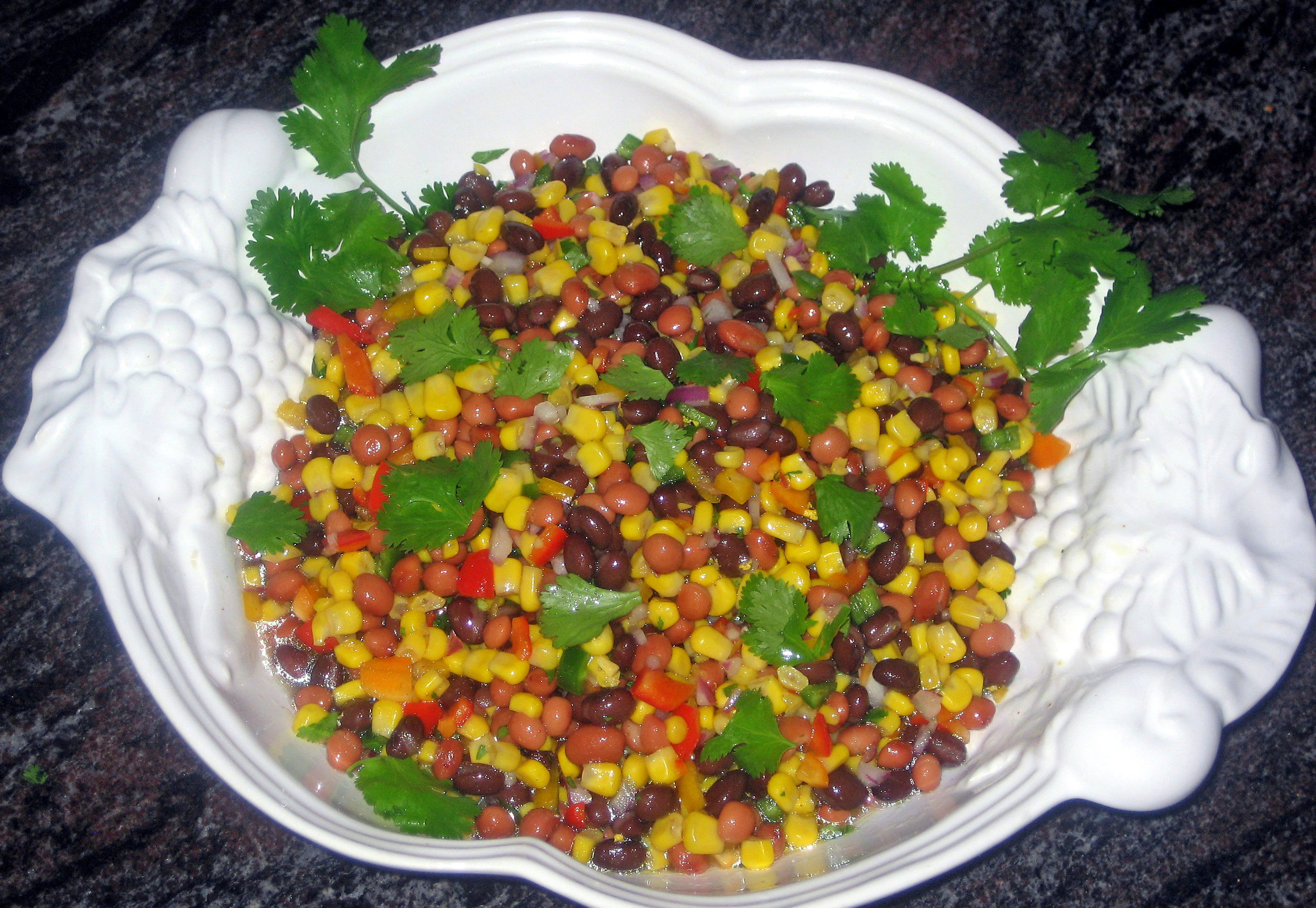 Summer Fare: Multi-Coloured Bean and Vegetable Salad