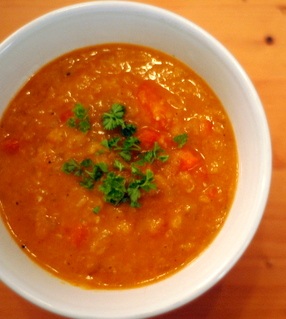 Warm Winter Fare: Red Lentil Miso Soup