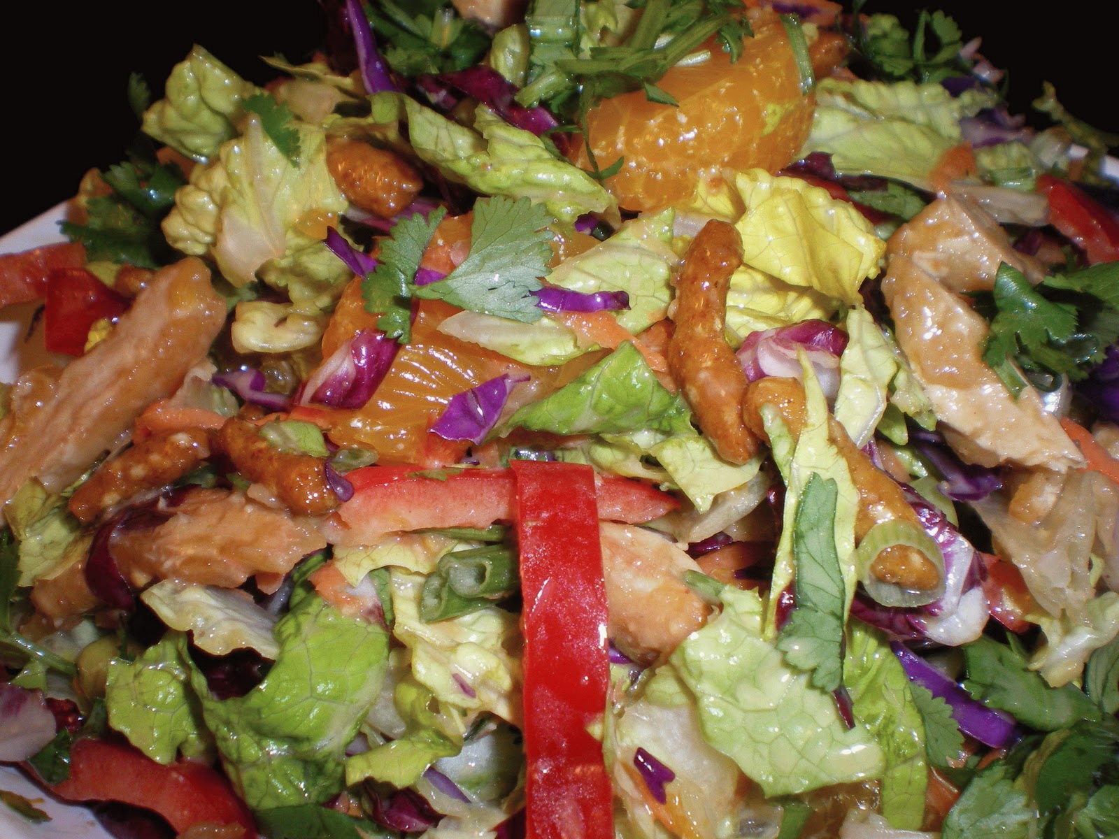 Vegetarian Chick’n Chili Lime Salad