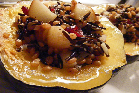 Holiday Winter Stuffed Squash